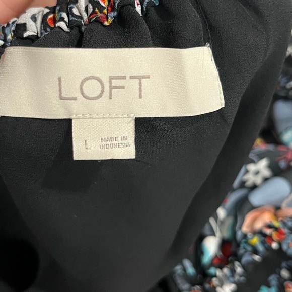 LOFT FLORAL PULLOVER DRESS - Picture 11 of 16